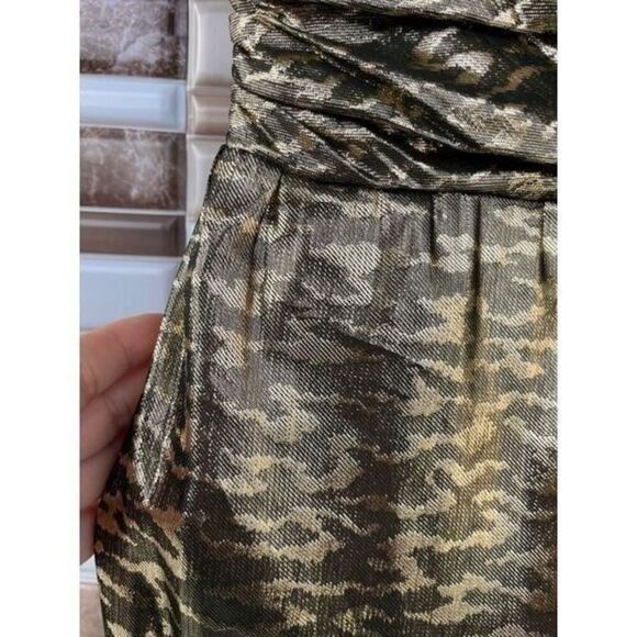 Jackie Bernard for EKLEKTIC Gold Lame Dress size 6 - Picture 7 of 12